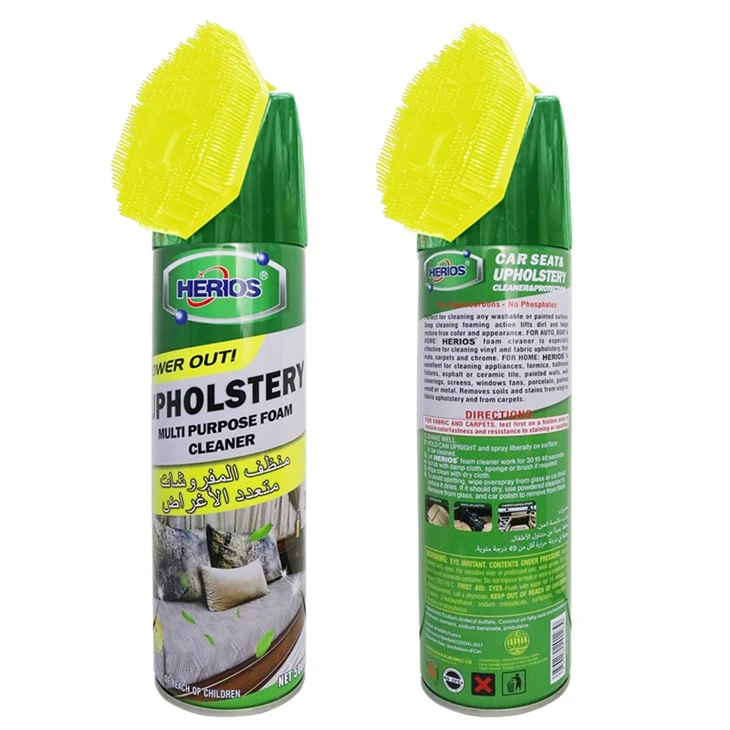 500ml Sofa Foam Cleaner Spray With Brush